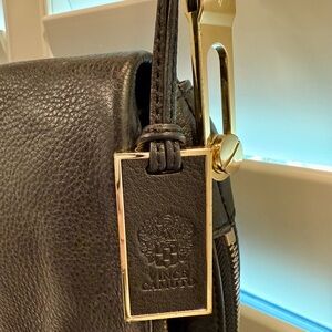 Vince Camuto Black Leather Crossbody Bag